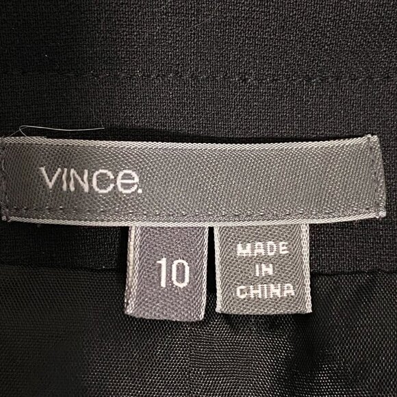 Vince Black Wool and Silk Boucle Overlay Jacket - Picture 12 of 14